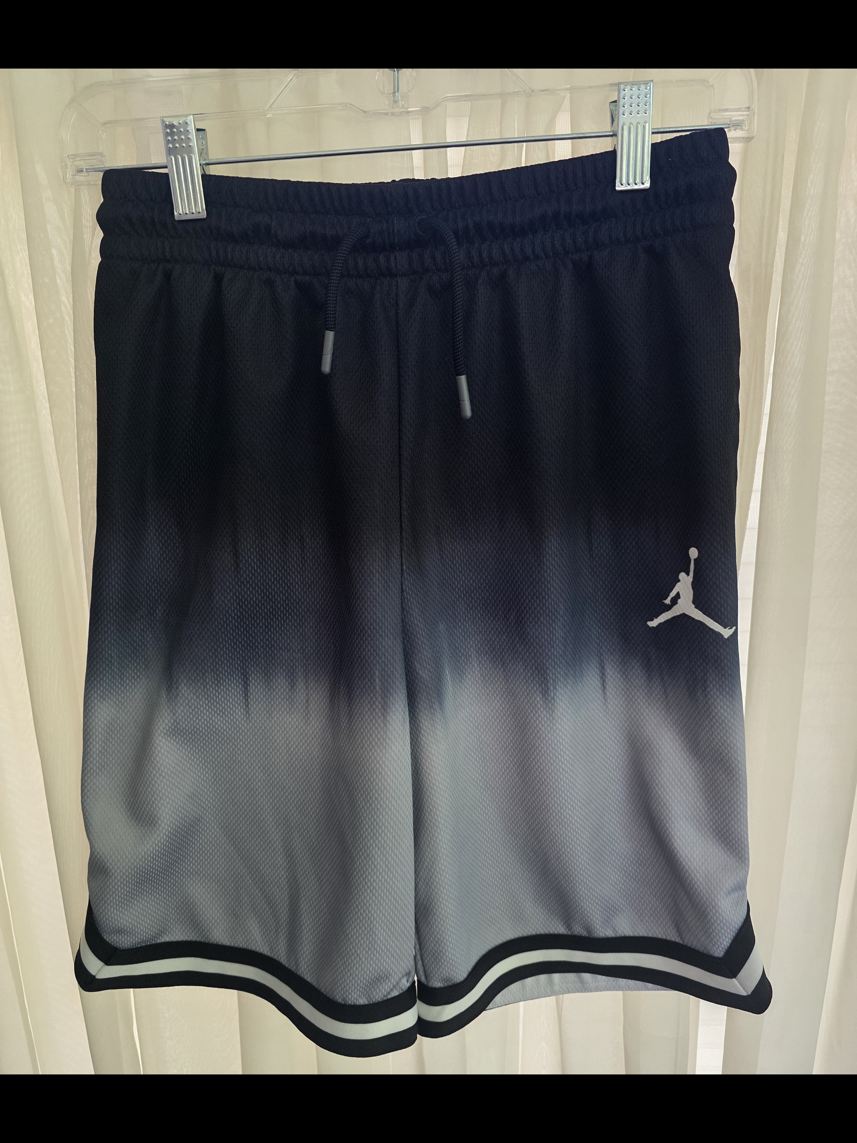 Jordan Boys Fade Basketball Shorts  Black To Gray